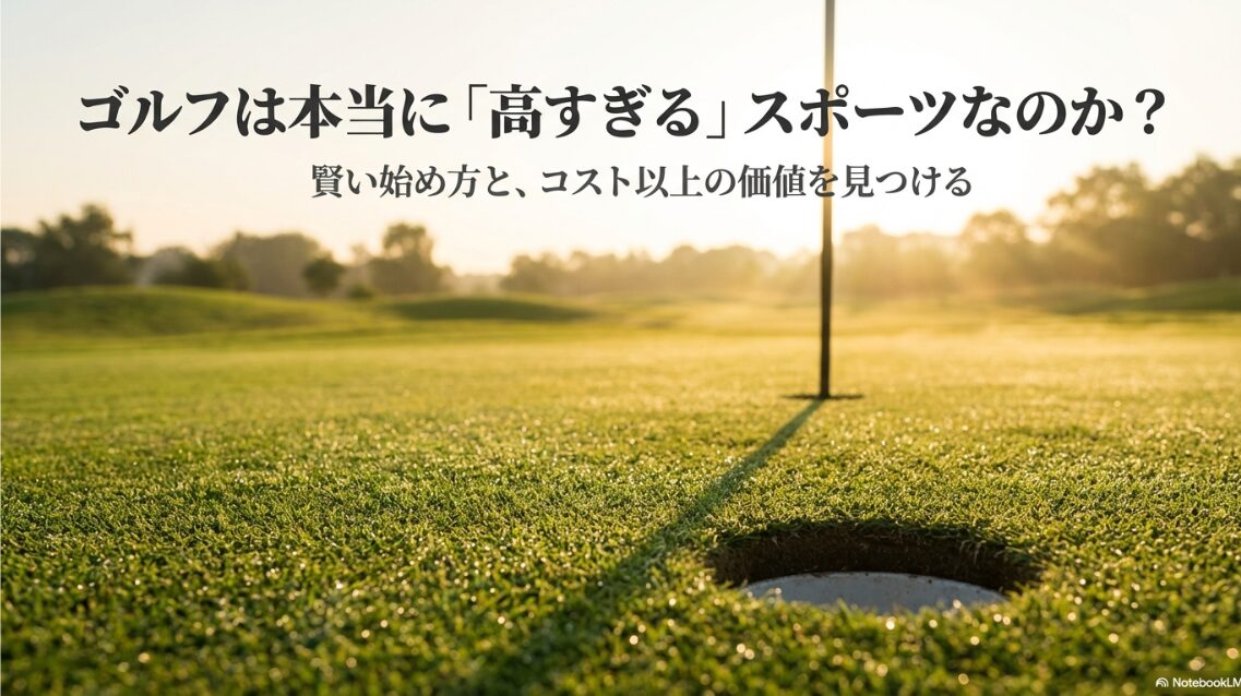ゴルフはお金がかかる？初期費用や維持費の現実と賢い節約術