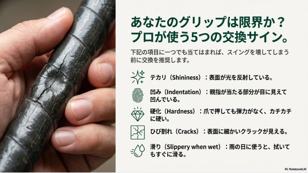 交換を検討すべきチェックリスト