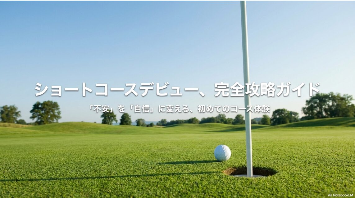 ゴルフのショートコースデビューを成功させるための完全攻略ガイド表紙画像
