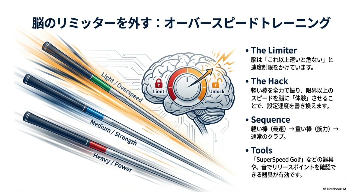 脳の速度制限を解除するオーバースピードトレーニングの理論とやり方